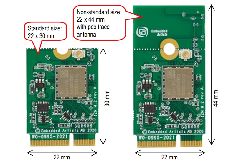 Embedded Artists Type 1ZM M.2 Module